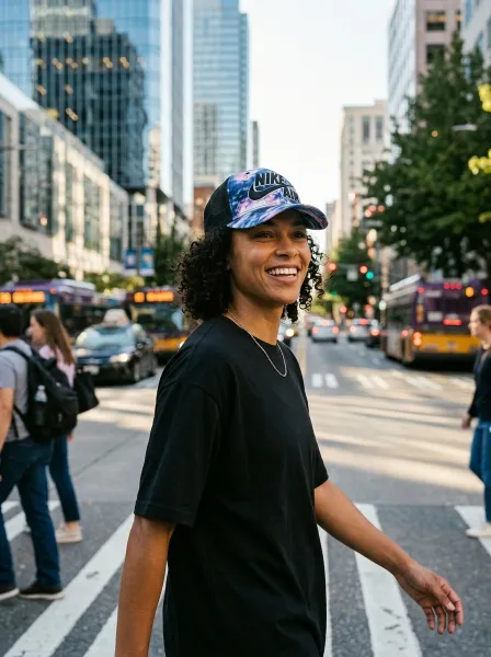 Casquette NABEY, Bleu