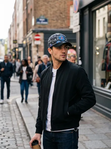 Casquette MOSTAKI, Bleu