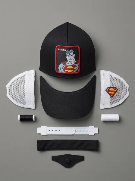 Casquette TAFAN, SUPERMAN NOIR