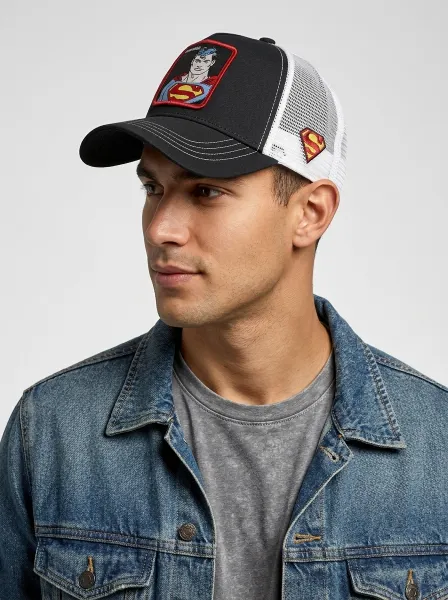 Casquette TAFAN, SUPERMAN NOIR