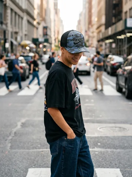 Casquette CHKA, Bleu