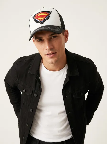 Casquette Superman, Blanc