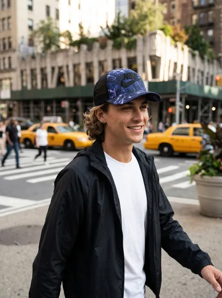 Casquette CHAKOUR, Bleu