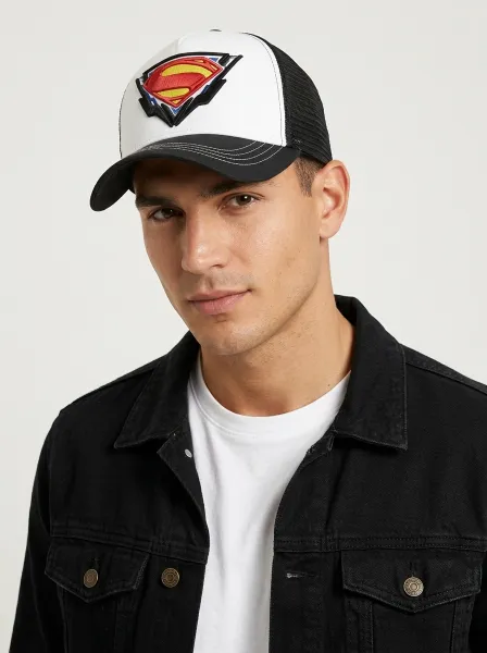 Casquette Superman, Blanc