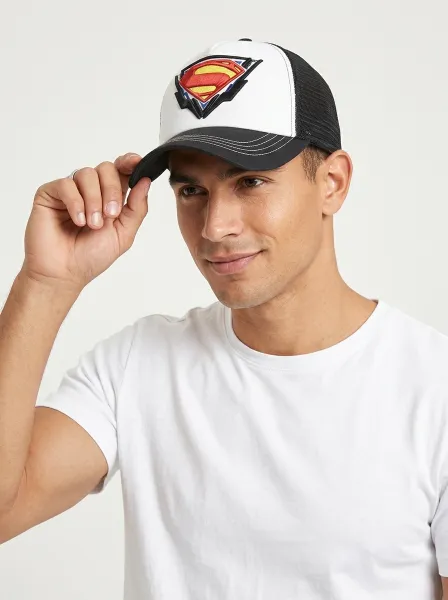 Casquette Superman, Blanc