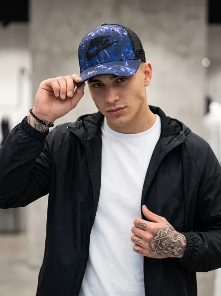 Casquette CHAKOUR, Bleu