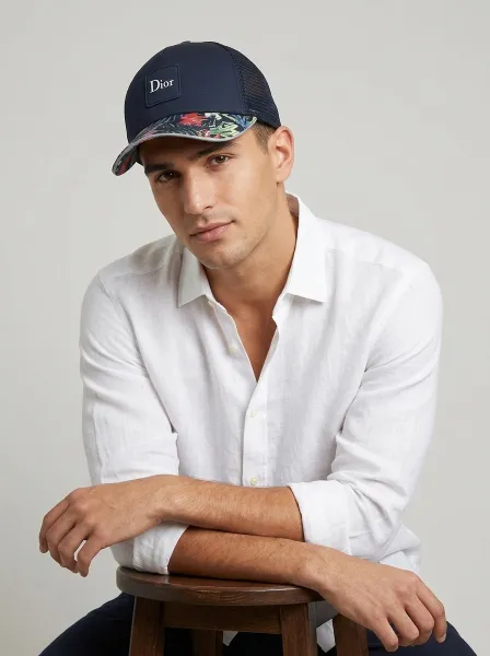 Casquette PLAYTIME, Noir & Multicolor