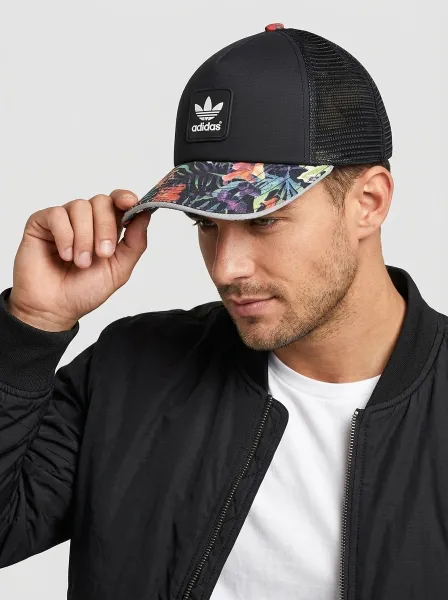 Casquette TRADI, Noir & Multicolor