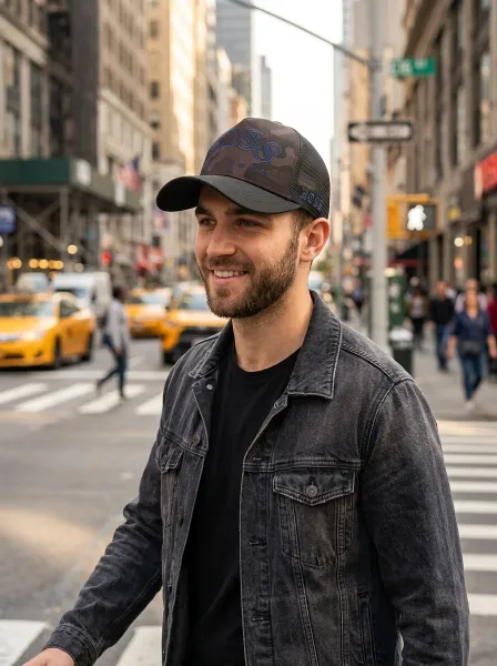 Casquette TARIK, Grenat