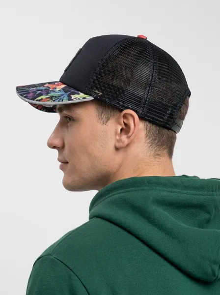 Casquette TRADI, Noir & Multicolor