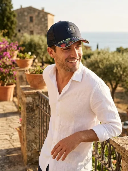 Casquette PLAYTIME, Noir & Multicolor