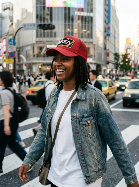 Casquette ALIIH, Rouge