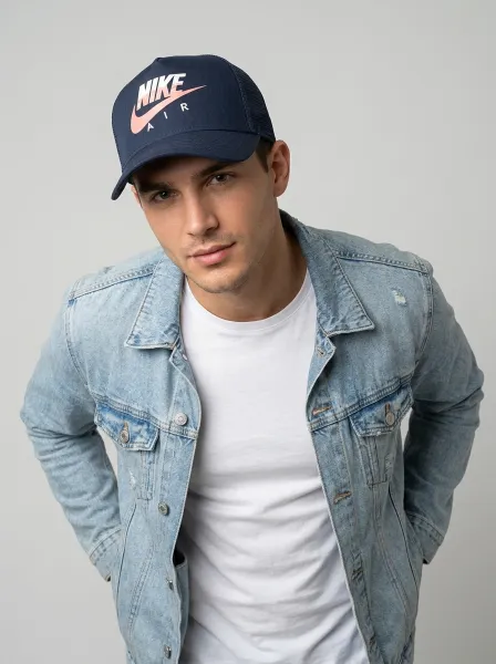 Casquette Hakim, Bleu