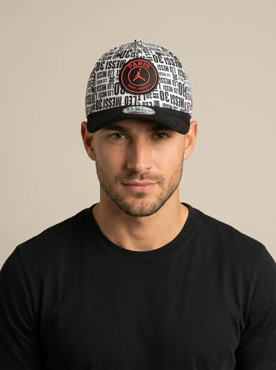 Casquette AHLA, Rouge & Blanc