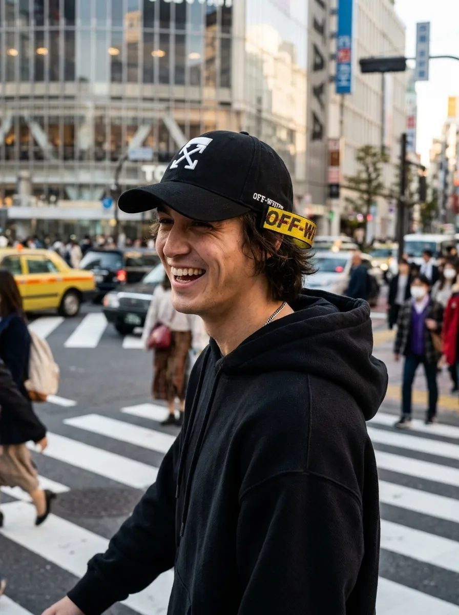 Casquette LOULO, Noir & Blanc