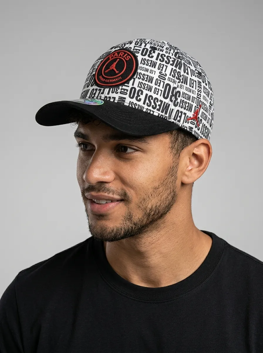 Casquette AHLA, Rouge & Blanc