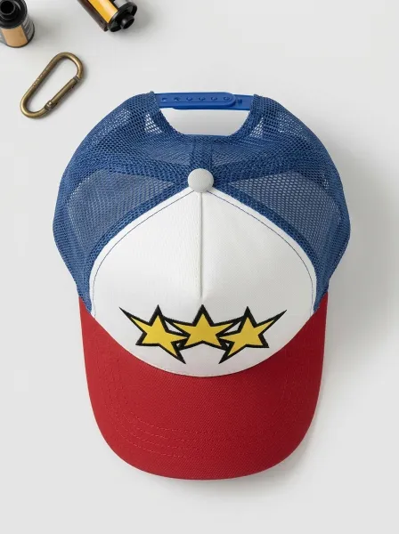 Casquette Prince, Bleu & Jaune