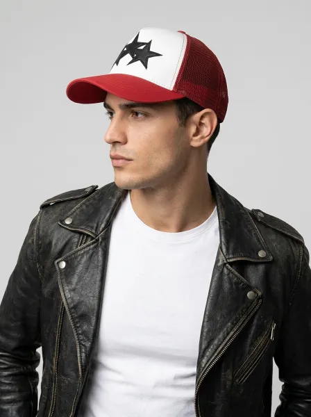 Casquette Prince, Rouge