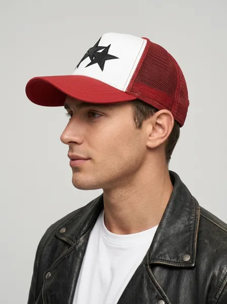 Casquette Prince, Rouge