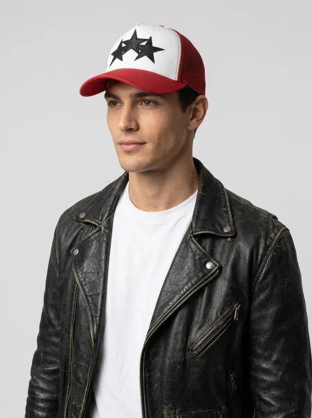 Casquette Prince, Rouge