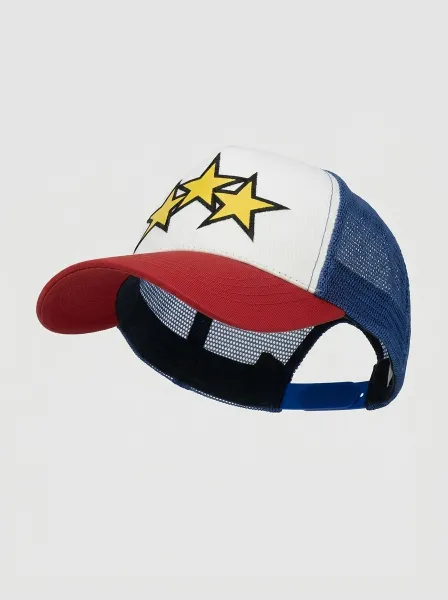 Casquette Prince, Bleu & Jaune