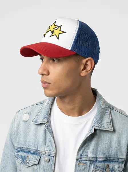 Casquette Prince, Bleu & Jaune