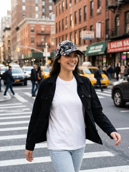 Casquette FATMA, Noir