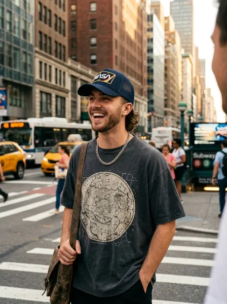 Casquette ALIIH, Bleu