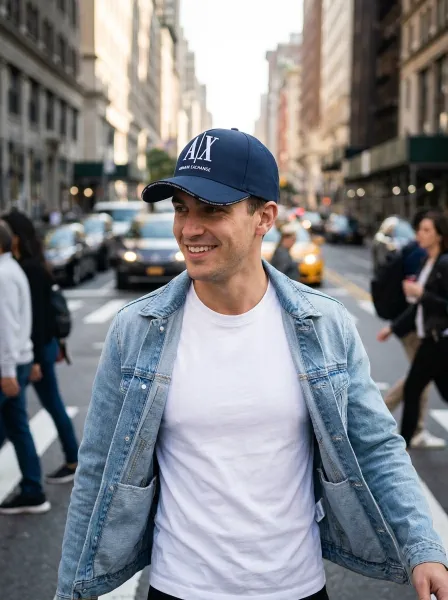 Casquette RAHIM, Bleu