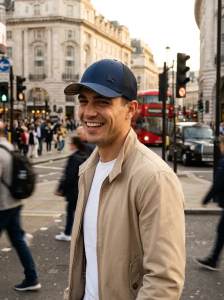 Casquette MICRO, Bleu fonce