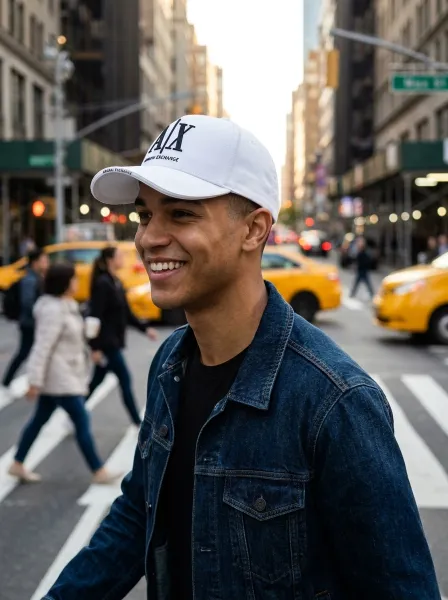 Casquette RAHIM, Blanc