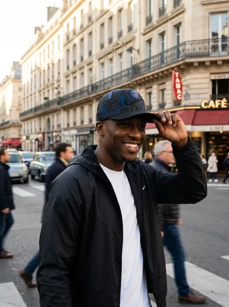 Casquette WANA, Bleu