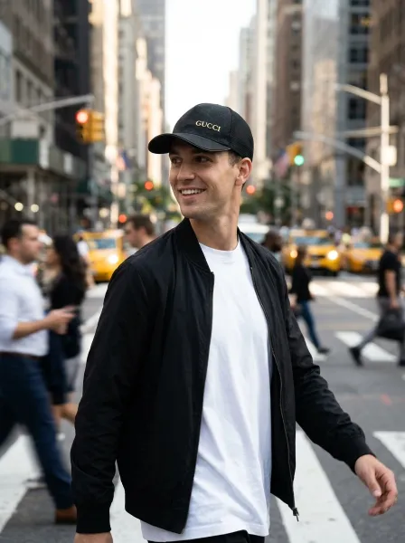 Casquette KADHAKA, Noir