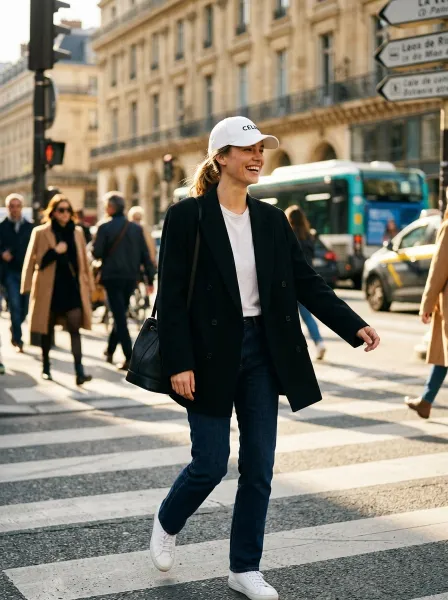 Casquette Malik, Blanc