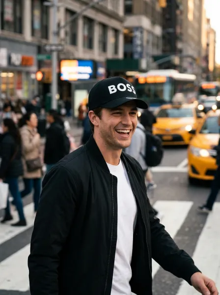 Casquette Inah, Noir