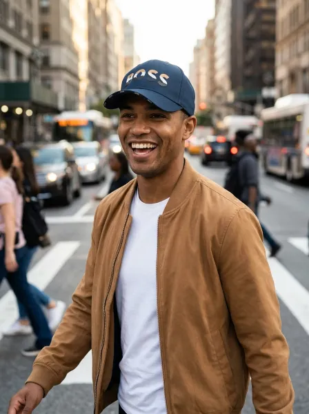 Casquette Inah, Bleu