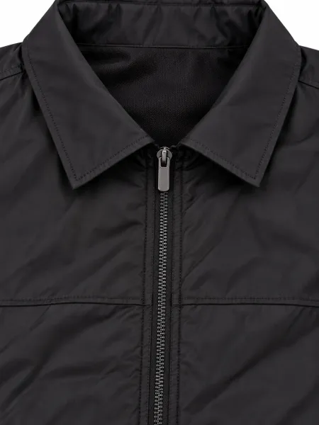 Rivage — Veste zippée à col rabattu, Noir, M
