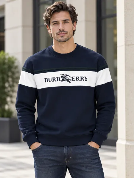 Bleu marine / Blanc