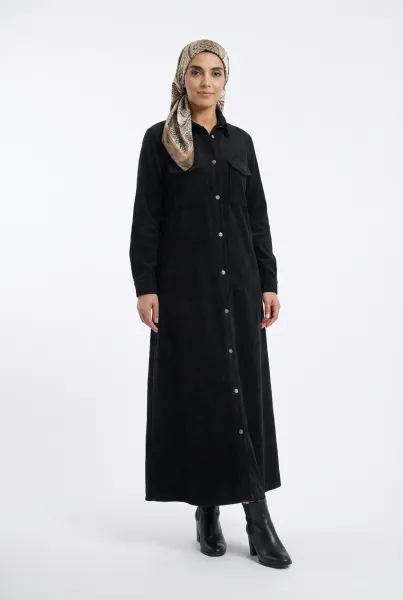 Robe longue KSI, Noir, S