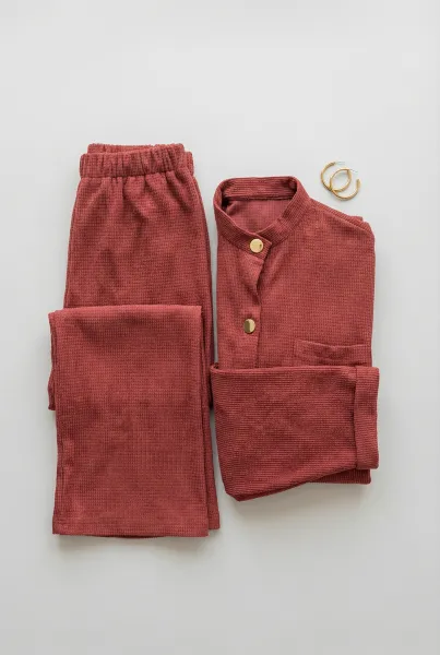 Ensemble femme NAZI, Rouge Brique, S