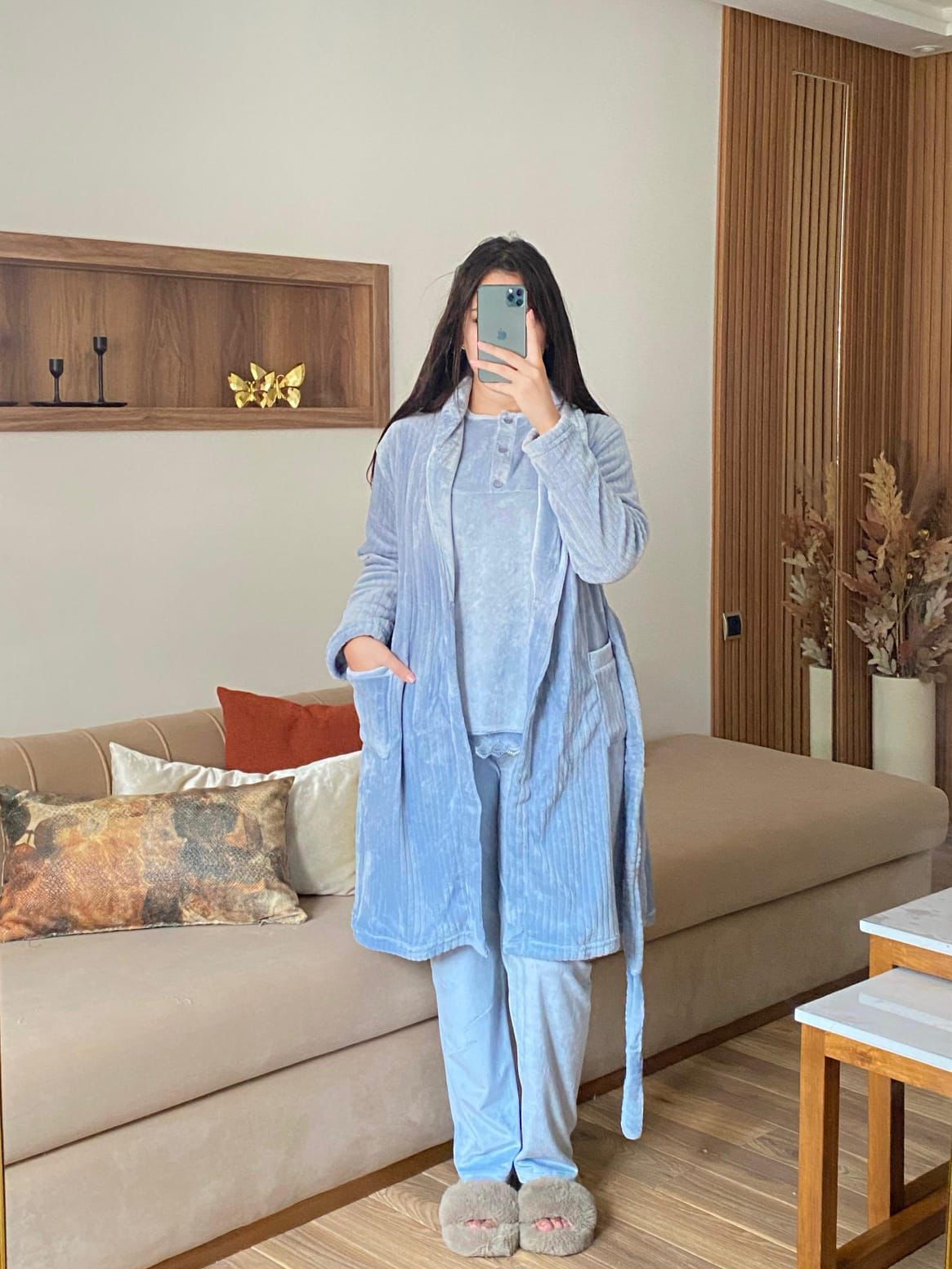 Pyjama 3 pieces ARAL, Bleu, M