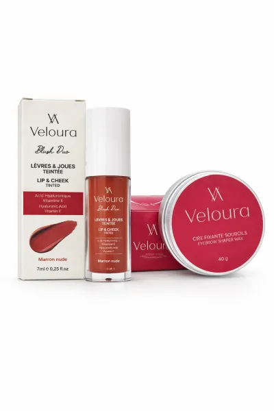 Pack Veloura Blush Duo + Cire Fixante Sourcils