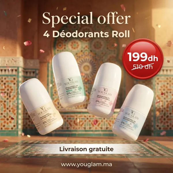 Pack 4 Déodorants Roll